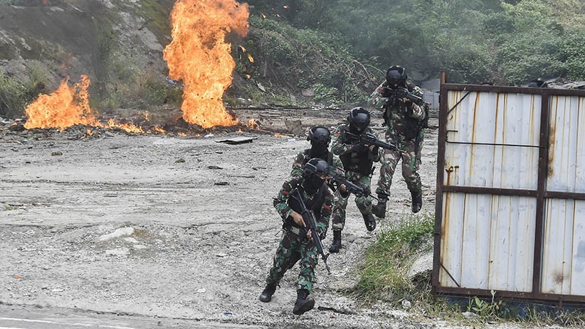 Kesiapan Perang Kota, 922 Prajurit TNI AD Latihan Tempur di Cikarang - Bagian 1