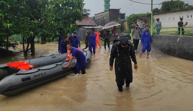 Diguyur Hujan Deras, Rumah di Bantaran Sungai Ulu Terendam Banjir