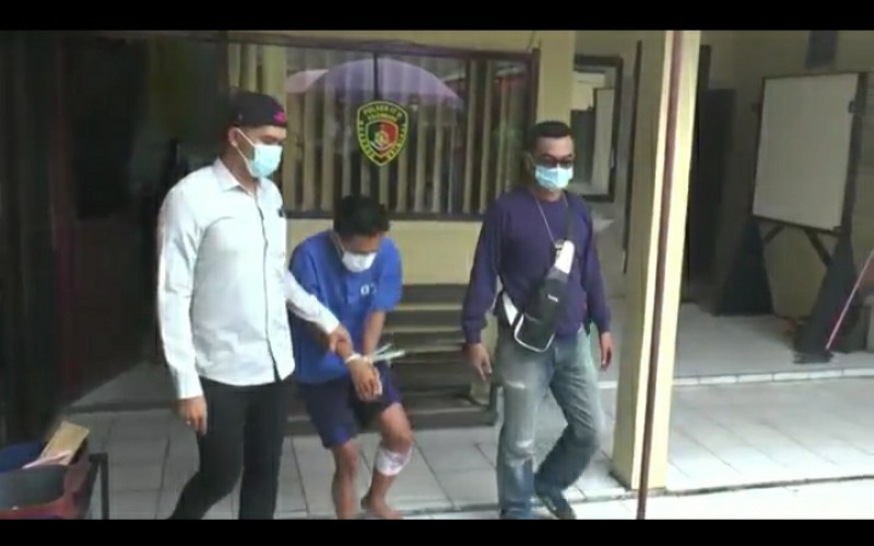 Mengaku Polisi Narkoba, Begal Bersenjata Api di Palembang Ditembak 