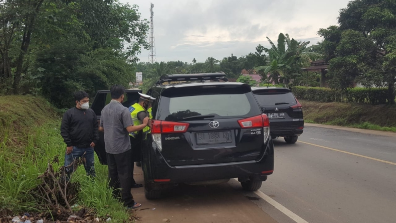 Arus Balik Lebaran, Polisi Perketat Pemeriksaan di Perbatasan Jambi-Palembang