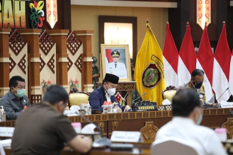 Gubernur Kalteng Minta Perhatian Serius Bupati/Wali Kota dalam Penanganan Covid-19 