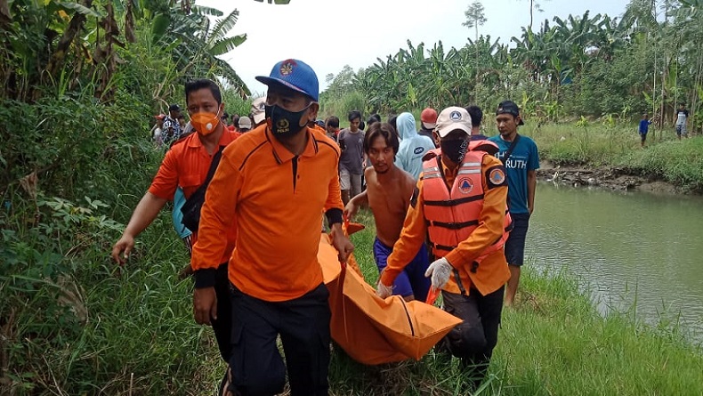 Seorang Pemuda Tewas Tenggelam saat Berenang di Sungai Cimanuk Lama Indramayu