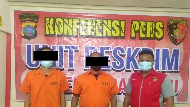 Curi Peralatan Doorsmer di Medan, 2 Pria Ditangkap