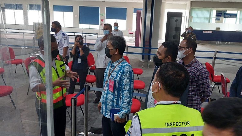 Larangan Mudik Berakhir, Ombudsman RI Tinjau Fasilitas di Bandara Kualanamu Deliserdang