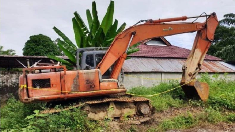 Polisi Tangkap 4 Penambang Emas Ilegal di Nagan Raya, Sita Alat Berat dan Emas