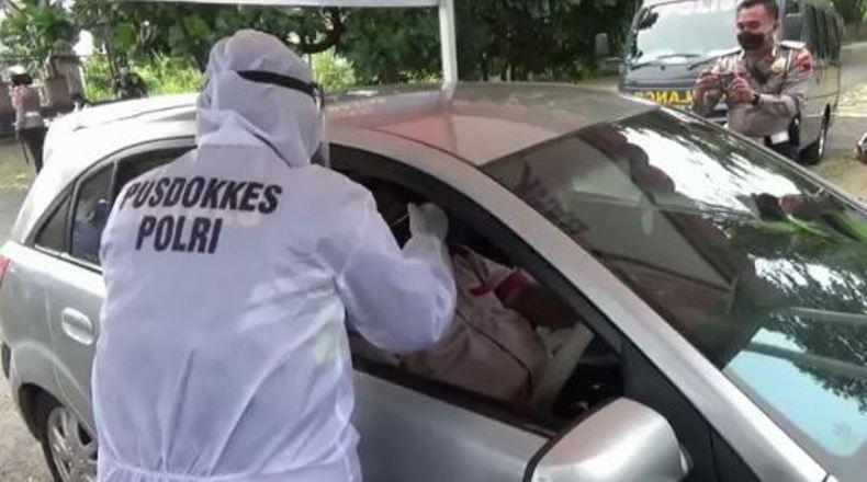 Penyekatan di Boyolali, Pemudik Rapid Test Antigen secara Drive Thru