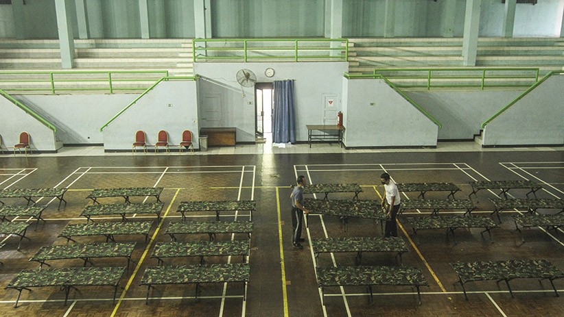 GOR Cipayung Diubah Jadi Tempat Isolasi Mandiri Pemudik - Bagian 2