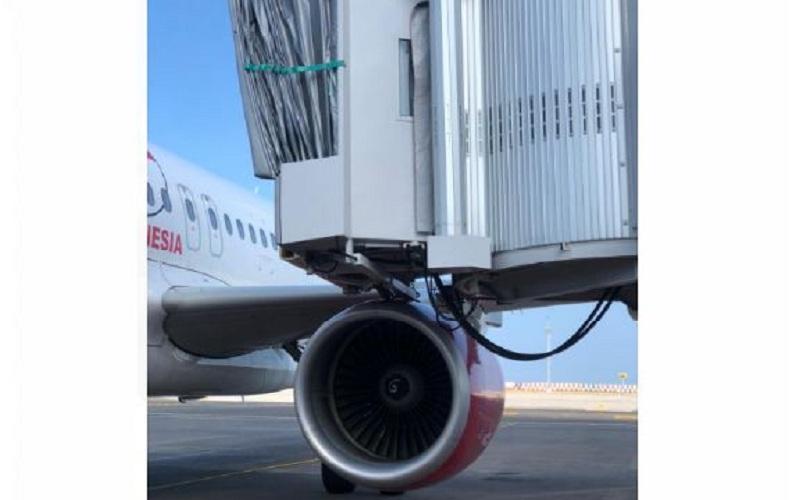 Kronologi Pesawat Batik Air Tabrak Garbarata di Bandara I Gusti Ngurah Rai