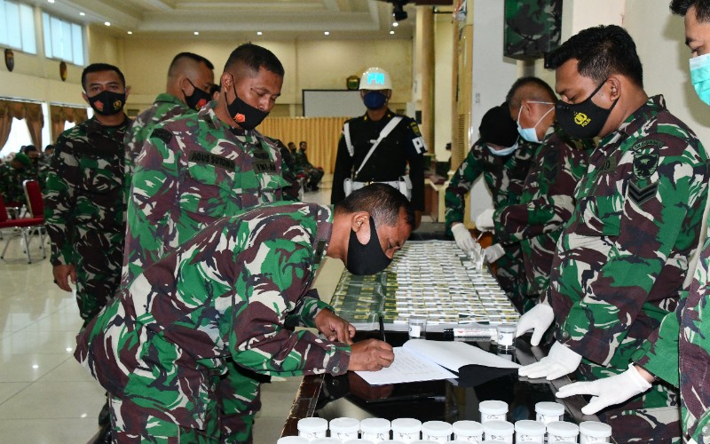 Deteksi Narkoba di Markas, Ini yang Dilakukan Kodam II Sriwijaya 