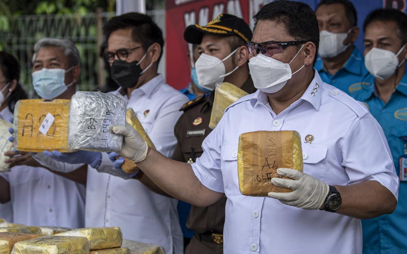  BNN Musnahkan Barang Bukti Sabu 794,62 Kilogram  - Bagian 2