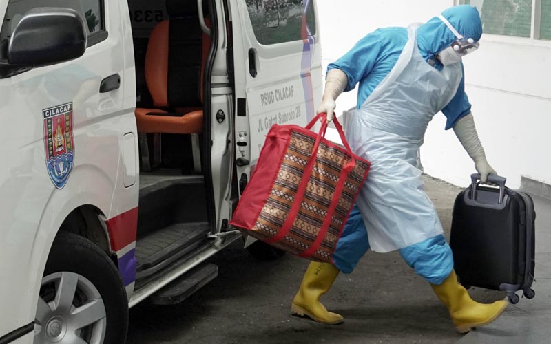 Positif Covid-19, 33 Nakes RSUD Cilacap Jalani Isolasi Mandiri - Bagian 3