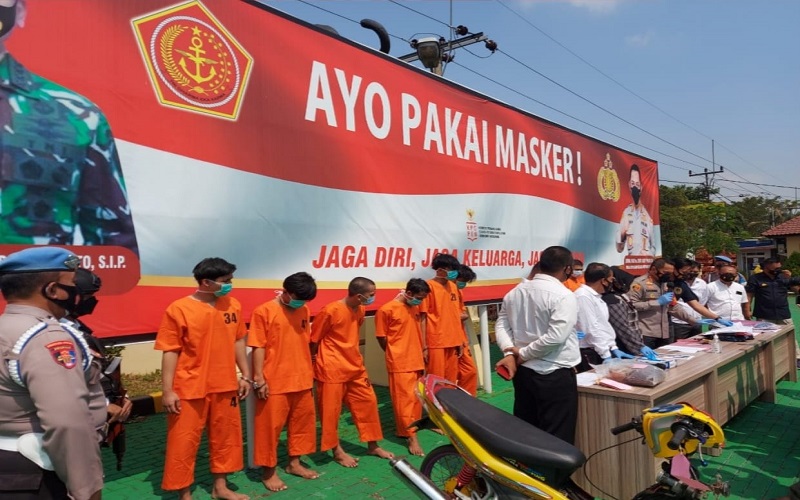 5 Kasus Tindak Pidana di Cirebon Terungkap, 11 Tersangka Ditangkap