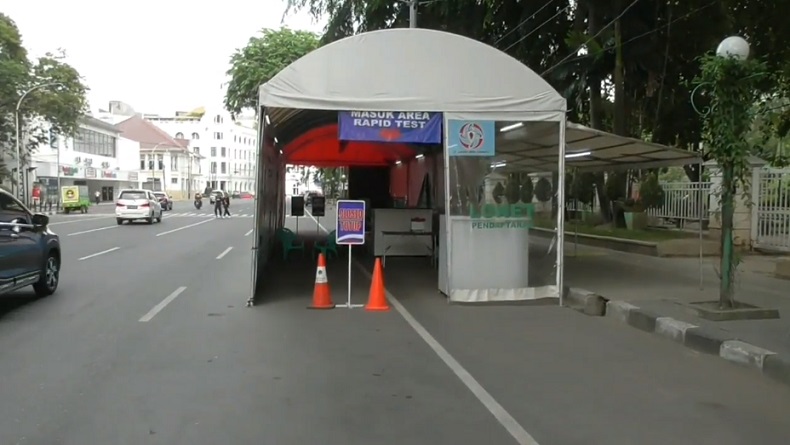 Pascadigerebek Polrestabes Medan, Layanan Rapid Test Antigen di Lapangan Merdeka Tutup