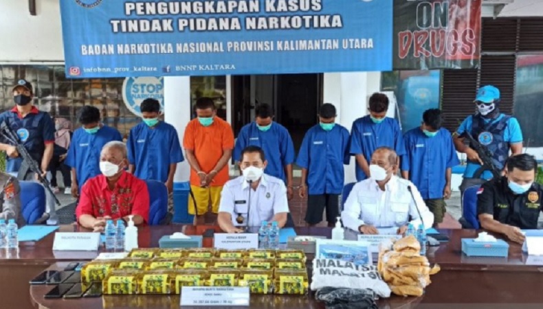 Dikemas Bungkus Teh China, 20 Kg Sabu Diselundupkan dari Malaysia Pakai Kapal Kayu