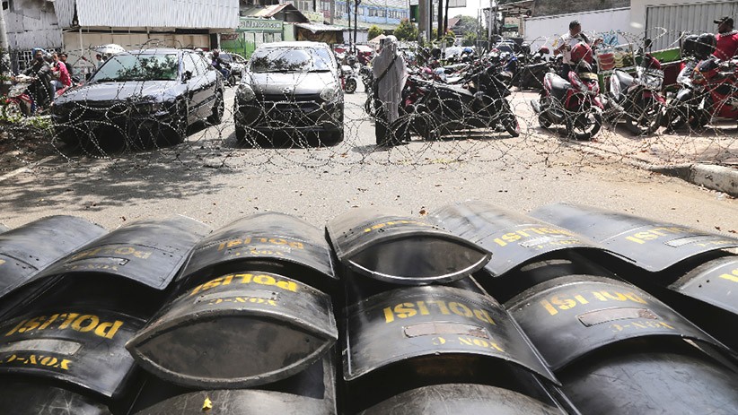 Habib Rizieq Divonis Denda Rp20 Juta, Begini Suasana Pengamanan PN Jaktim - Bagian 2