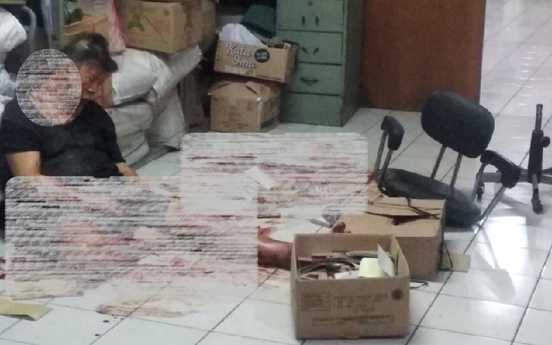 Geger, Pria Tua Tewas Bersimbah Darah Dalam Ruko di Astanaanyar Bandung 