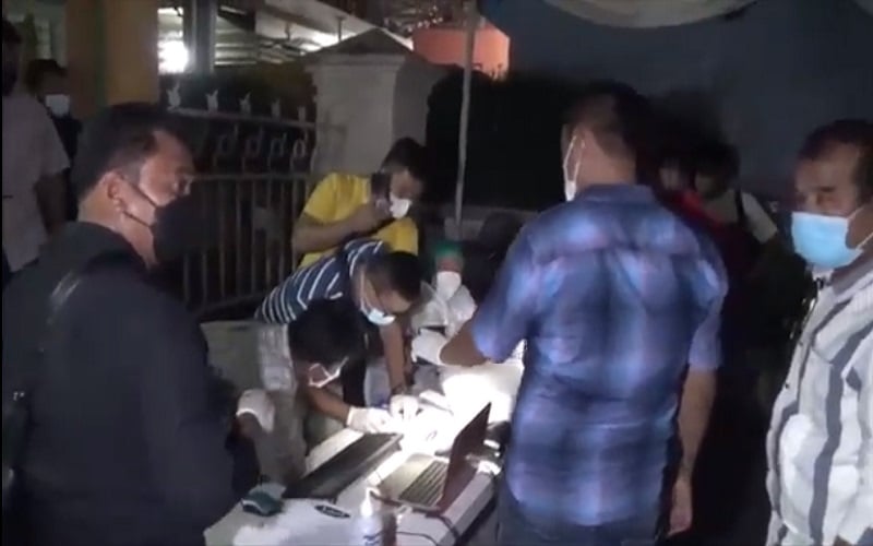Polrestabes Medan Kembali Gerebek Layanan Rapid Test Antigen di Lapangan Merdeka