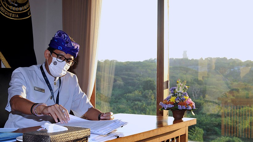 Kasus Covid-19 Menurun, Sandiaga Beri Sinyal Pariwisata Bali Dibuka