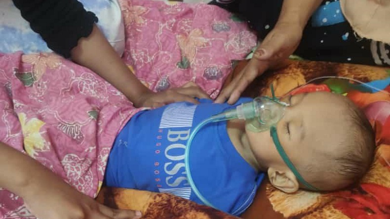 Memilukan, Bayi 11 Bulan di Pangkep Derita Pneumonia Dirawat di RSUD Batara Siang