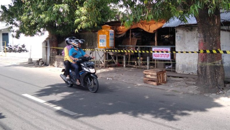Cegah Penyebaran Covid-19, 6 Pasar Tiban di Kudus Ditutup Sementara 