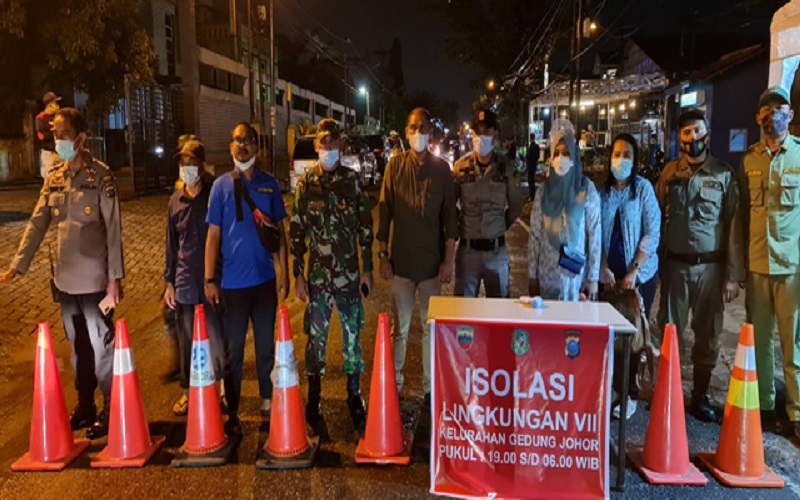 Terpapar Covid-19, Warga Lingkungan VII Medan Johor Diisolasi 