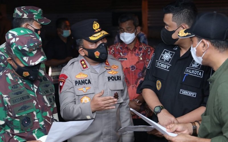 Warga Positif Covid-19, Kapolda Sumut: Saya Perintahkan Personel Tutup Akses Jalan