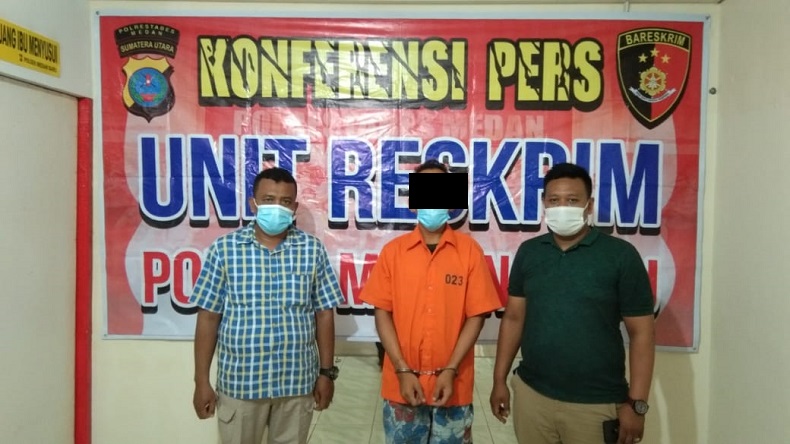 Sembunyikan Sabu di Masker, Juru Parkir di Medan Ditangkap