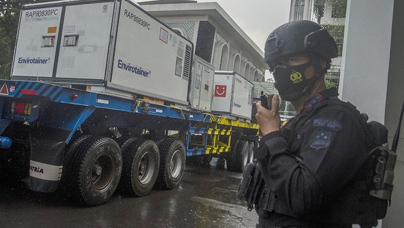 8 Juta Dosis Vaksin Covid-19 Sinovac Tiba di Bio Farma Bandung - Bagian 2