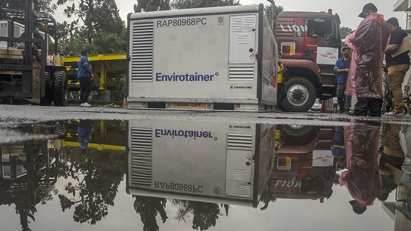 8 Juta Dosis Vaksin Covid-19 Sinovac Tiba di Bio Farma Bandung - Bagian 1