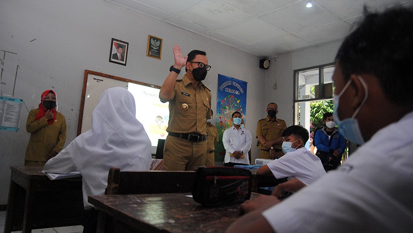 Begini Suasana Pembelajaran Tatap Muka di Kota Bogor - Bagian 1