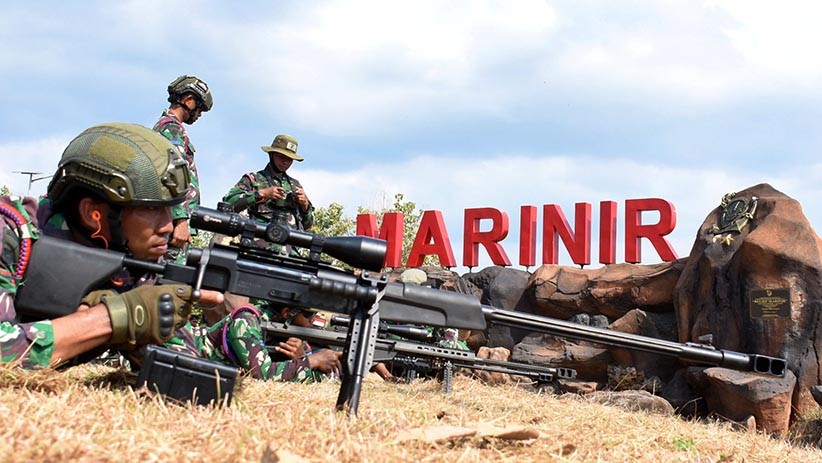 Ngeri, Sniper Marinir TNI AL Tembak Musuh di Hutan Baluran - Bagian 2