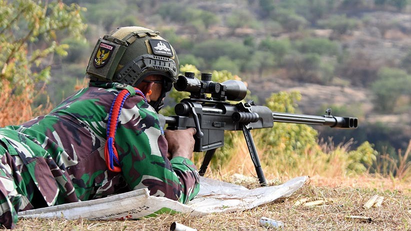 Ngeri, Sniper Marinir TNI AL Tembak Musuh di Hutan Baluran - Bagian 3