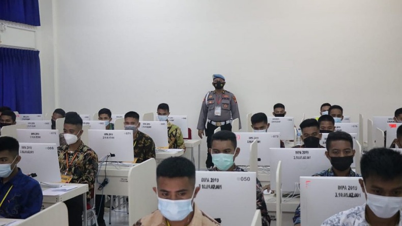 1.057 Casis Bintara dan 63 Casis Tamtama Polri Ujian Akademik, Bisa Langsung Lihat Hasil