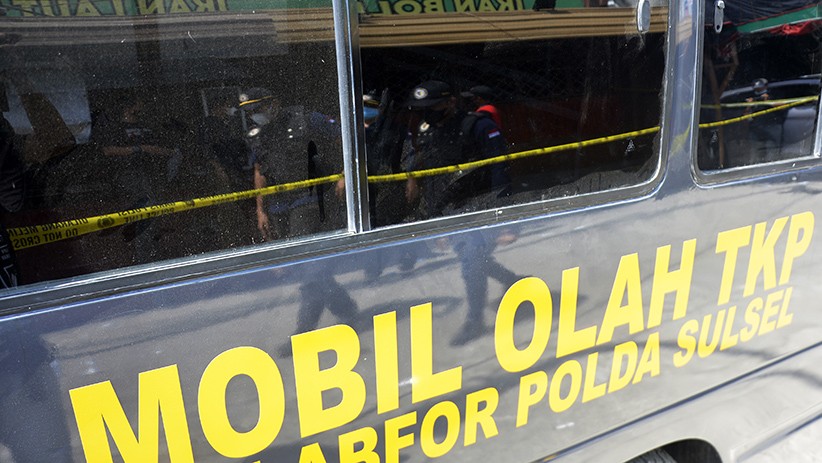 Polda Sulsel Olah TKP Ledakan Tabung Gas yang Tewaskan 1 Orang - Bagian 1