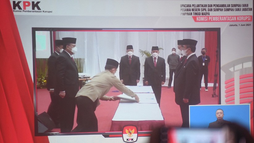 1.271 Pegawai KPK Lulus Tes Wawasan Kebangsaan Dilantik Menjadi ASN - Bagian 1