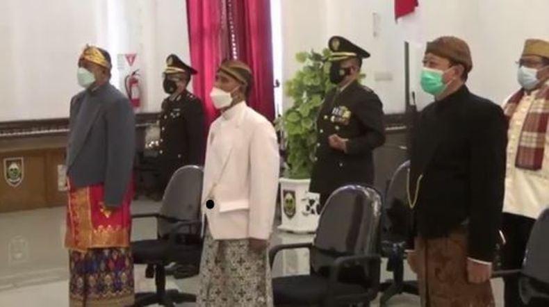 Upacara Hari Lahir Pancasila di Pemkab Boyolali, Para Peserta Kenakan Busana Adat 