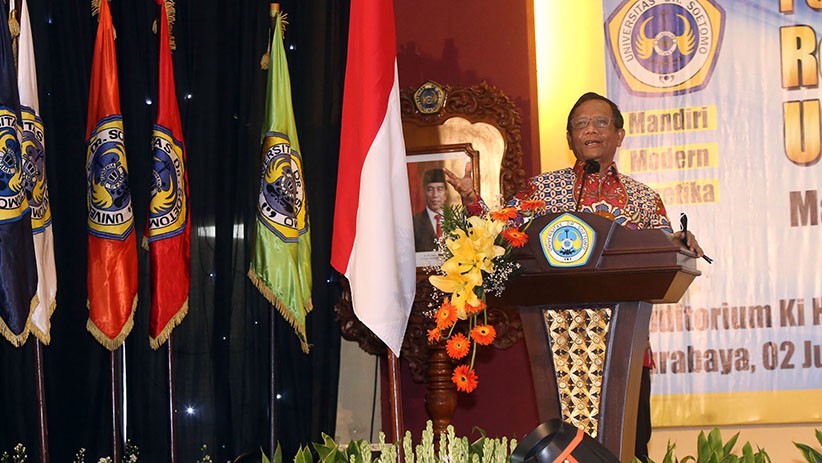 Adik Bungsu Mahfud MD Dilantik sebagai Rektor Unitomo Surabaya - Bagian 3