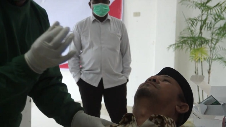 Gubernur Aceh Terpapar Covid-19, Ketua Parpol Bergilir Swab Test Antigen