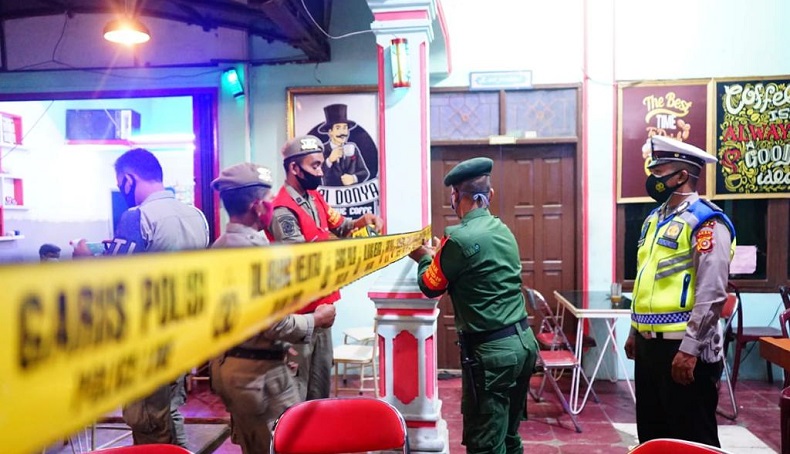 Langgar Prokes, 5 Warkop di Pidie Disegel 