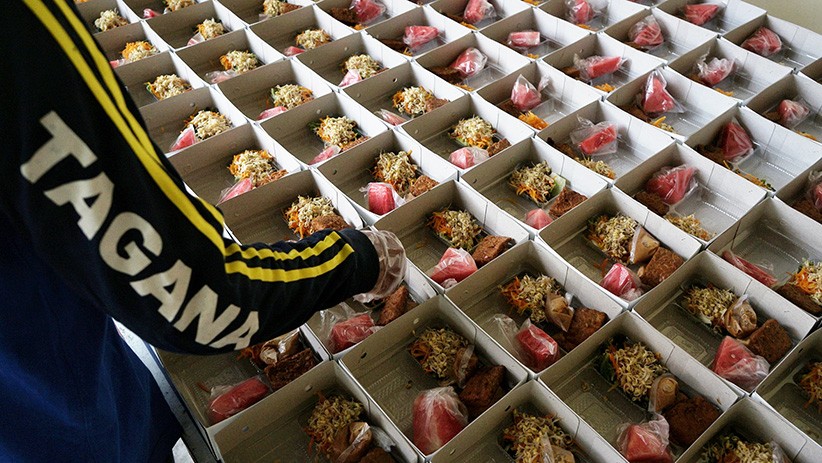 Dapur Umum Suplai Makanan untuk 400 Warga Sleman yang Isolasi akibat Corona - Bagian 1