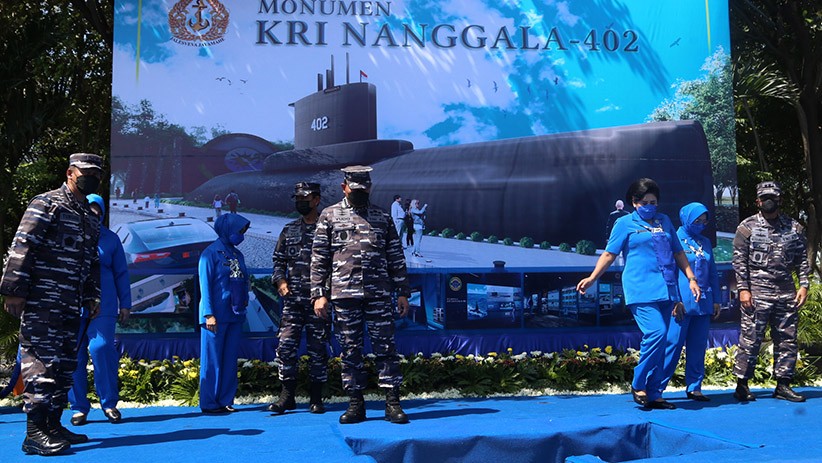 On Eternal Patrol, KRI Nanggala-402 Dibuatkan Monumen di Koarmada II - Bagian 3