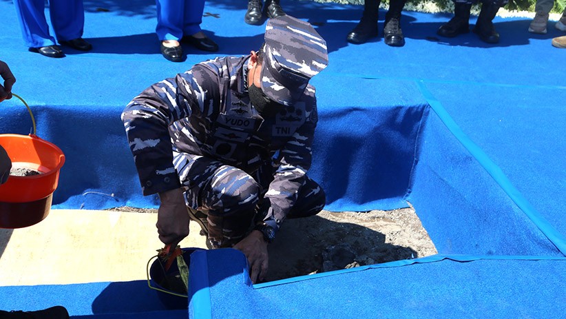 On Eternal Patrol, KRI Nanggala-402 Dibuatkan Monumen di Koarmada II - Bagian 2