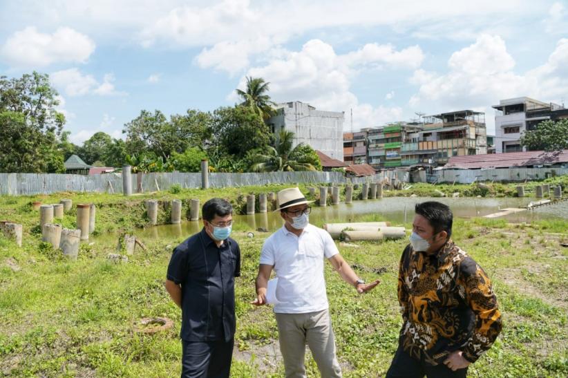title Sebelum Mendesain, Ridwan Kamil Tinjau Lokasi Islamic Center dan Sungai Musi Sebelum Mendesain, Ridwan Kamil Tinjau Lokasi Islamic Center dan Sungai Musi