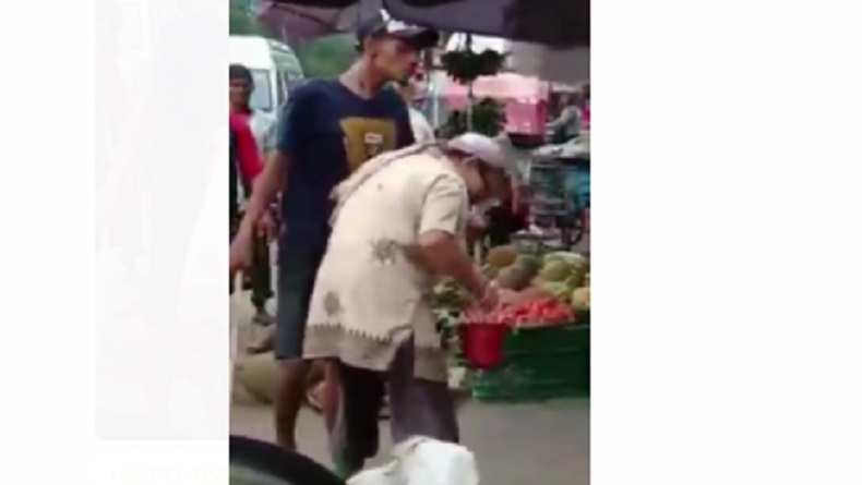 Viral, Pemuda Dorong dan Tantang Pria Tua Berkelahi di Medan