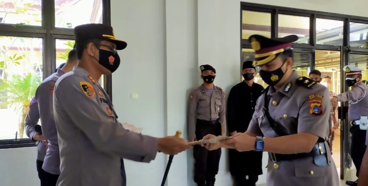 Kapolres Pimpin Sertijab Pejabat Utama Polres Bangka Barat      