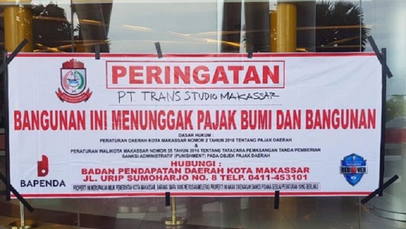 Trans Studio Mall Makassar Sempat Disegel, Diduga Tunggak Pajak Rp2,8 Miliar