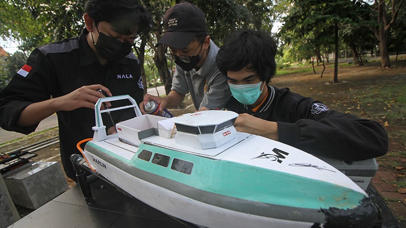 Melaju Stabil, Kapal Remote Control ITS Surabaya Juara 1 BRC - Bagian 2