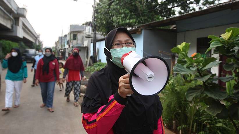Antisipasi Wabah DBD, Tim Jumantik Kelurahan Cipinang Melayu Sosialisasikan 3M - Bagian 2