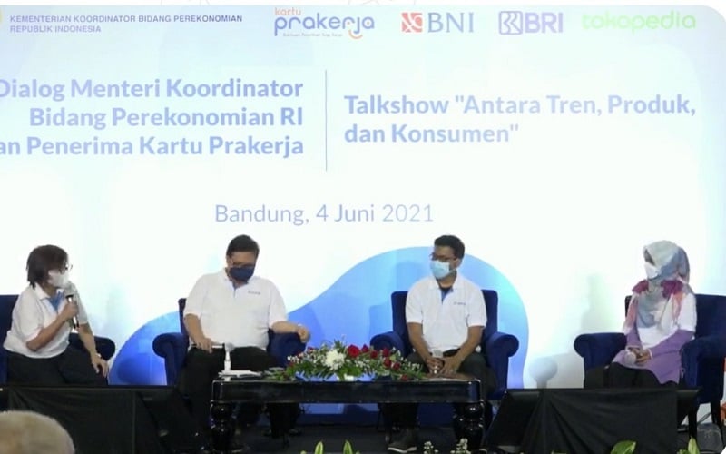 Airlangga Klaim Masyarakat Dapat Keahlian seusai Ikut Pelatihan Prakerja