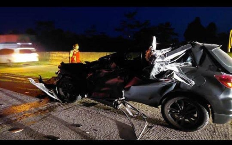 Kecelakaan di Tol Trans Sumatera, Wakapolres Lampung Utara Dilarikan ke Rumah Sakit